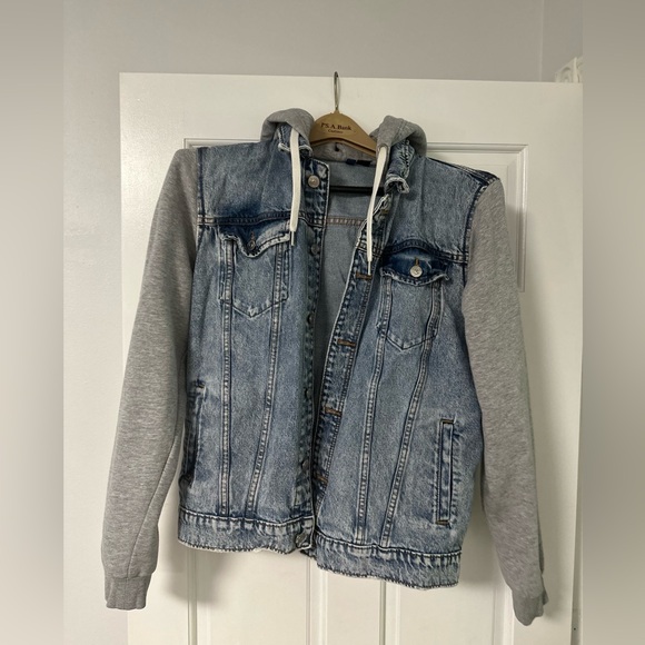 H&M “Divided” Gray/Blue Jean Jacket Unisex Adults Size Medium - Picture 10 of 10